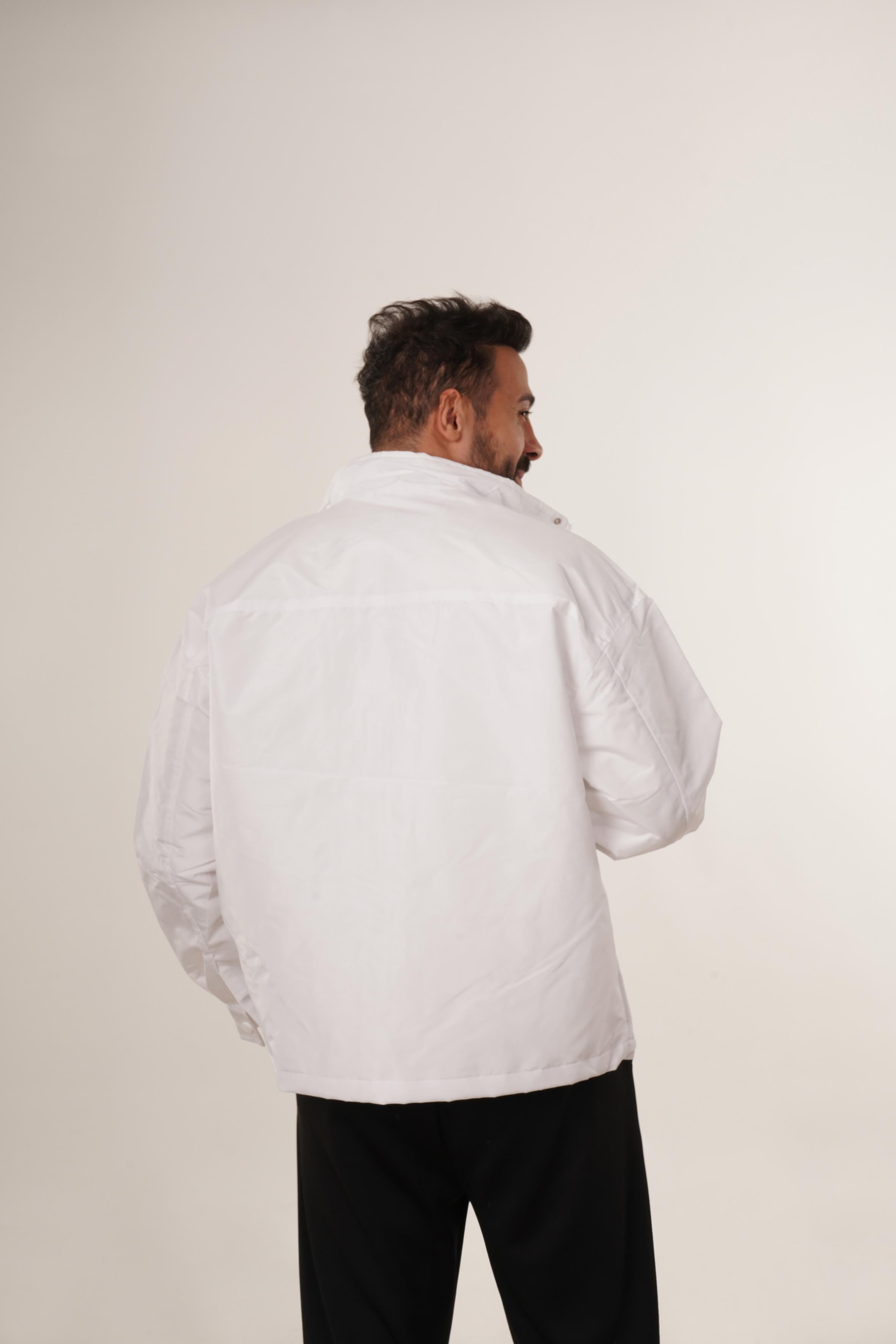 MONTBeyaz Oversize Yüksek Kalite Mont