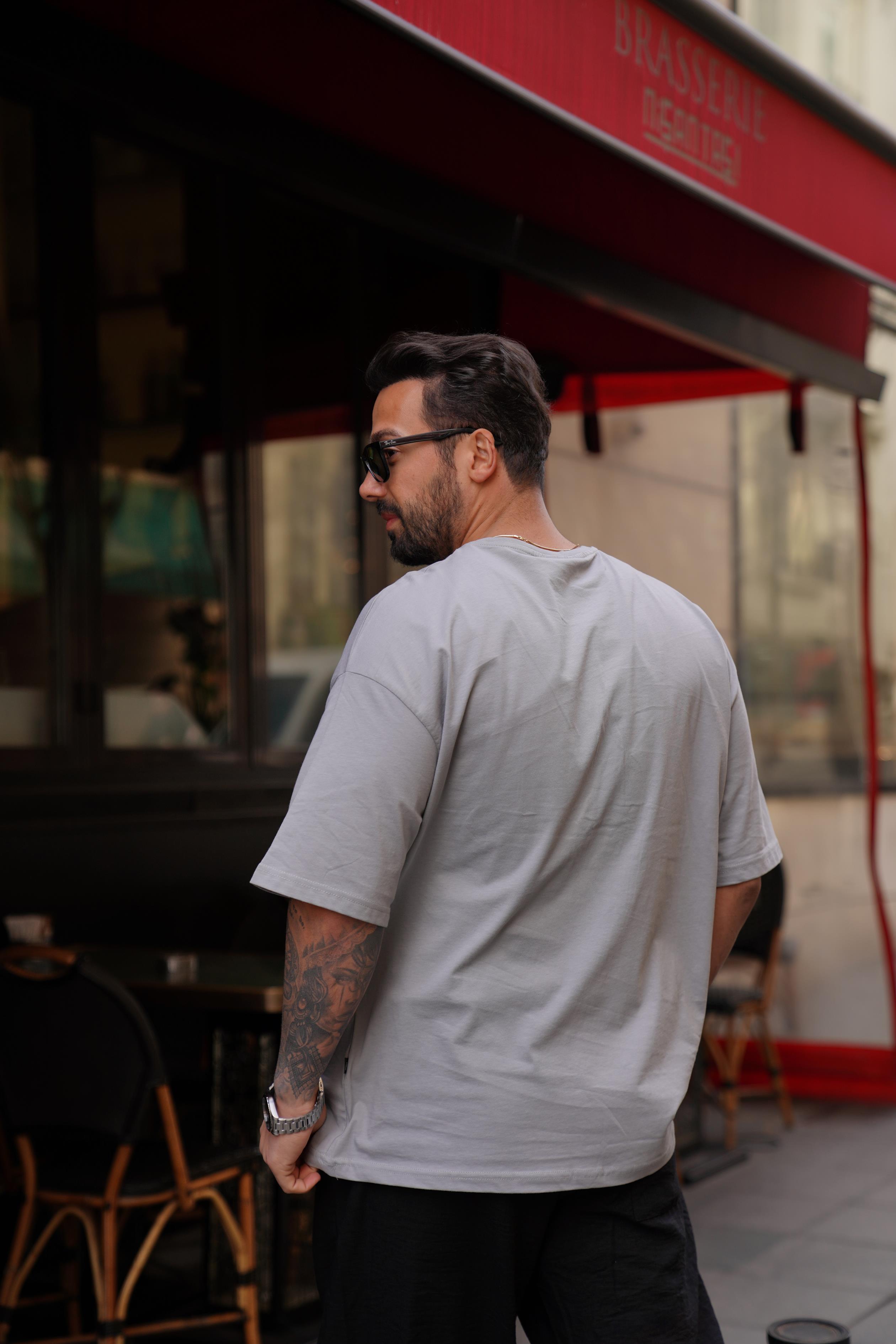 T-SHİRTBoyamagri Project Yourself Oversize T-Shirt VMS 303289