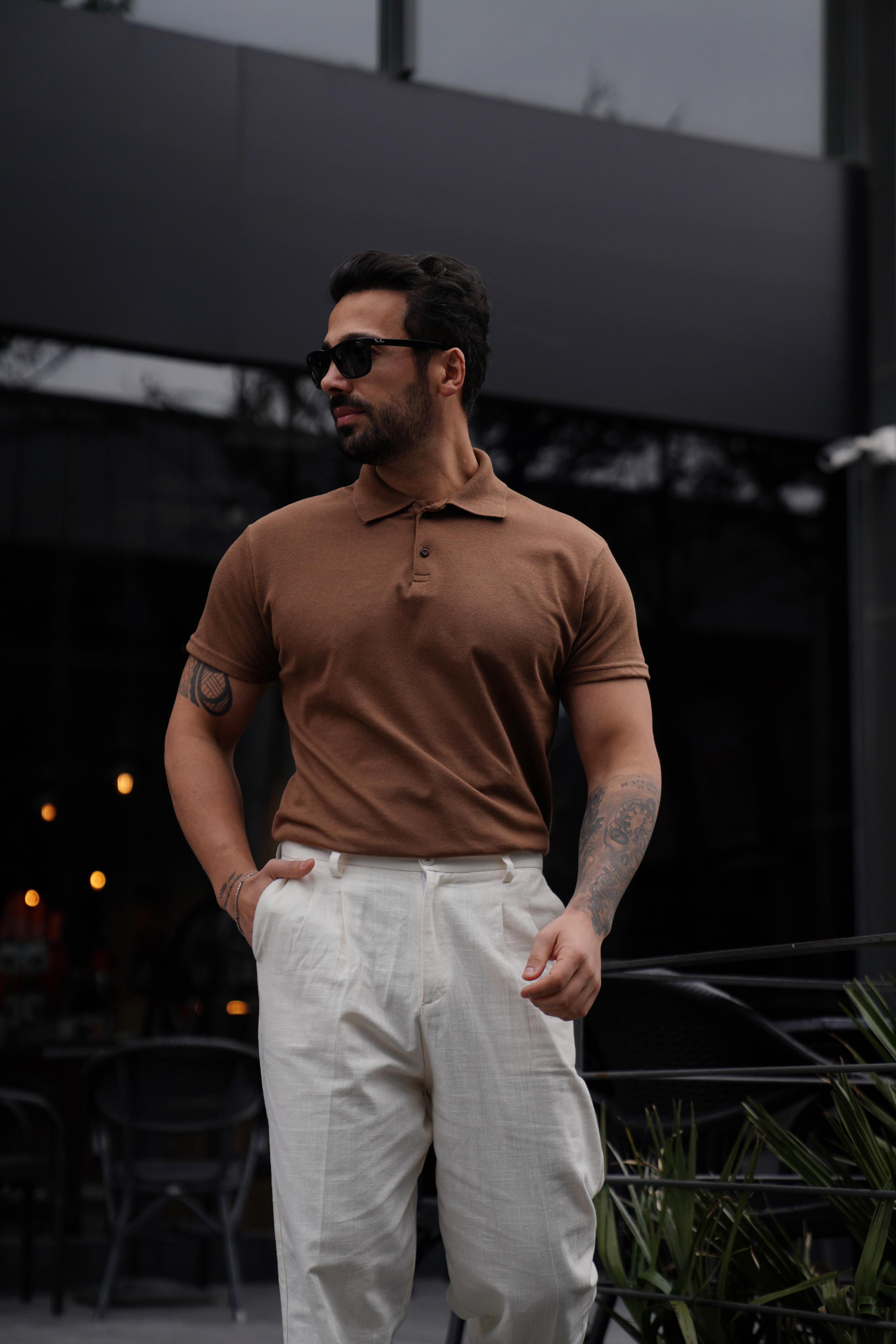 T-SHİRTTaba Polo Yaka Düz Lacos TK 1004