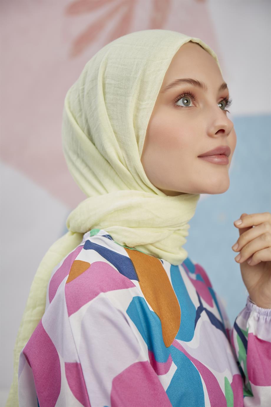Bürümcük şal Limon Sarı