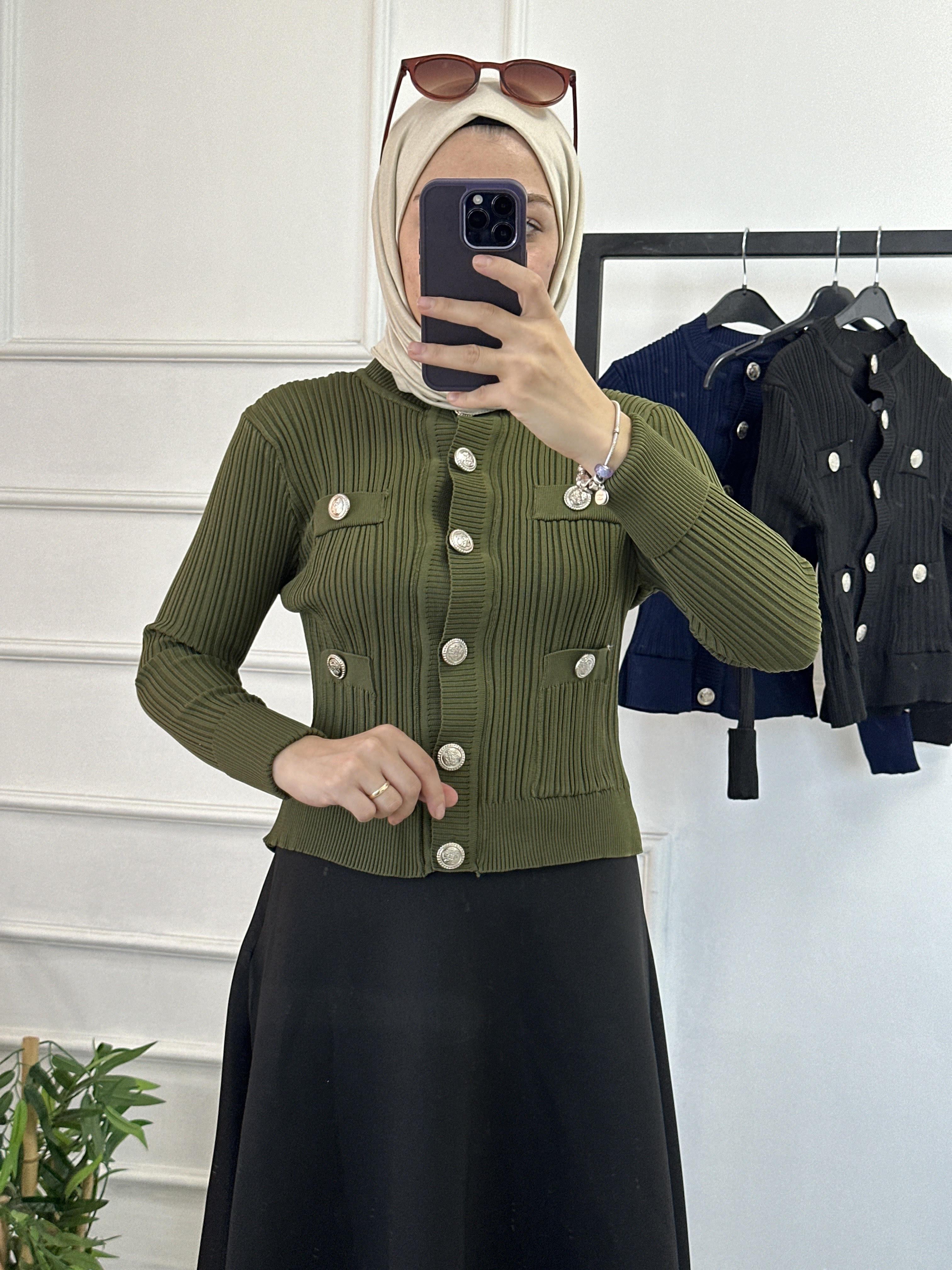 BYMEN Hırka Haki