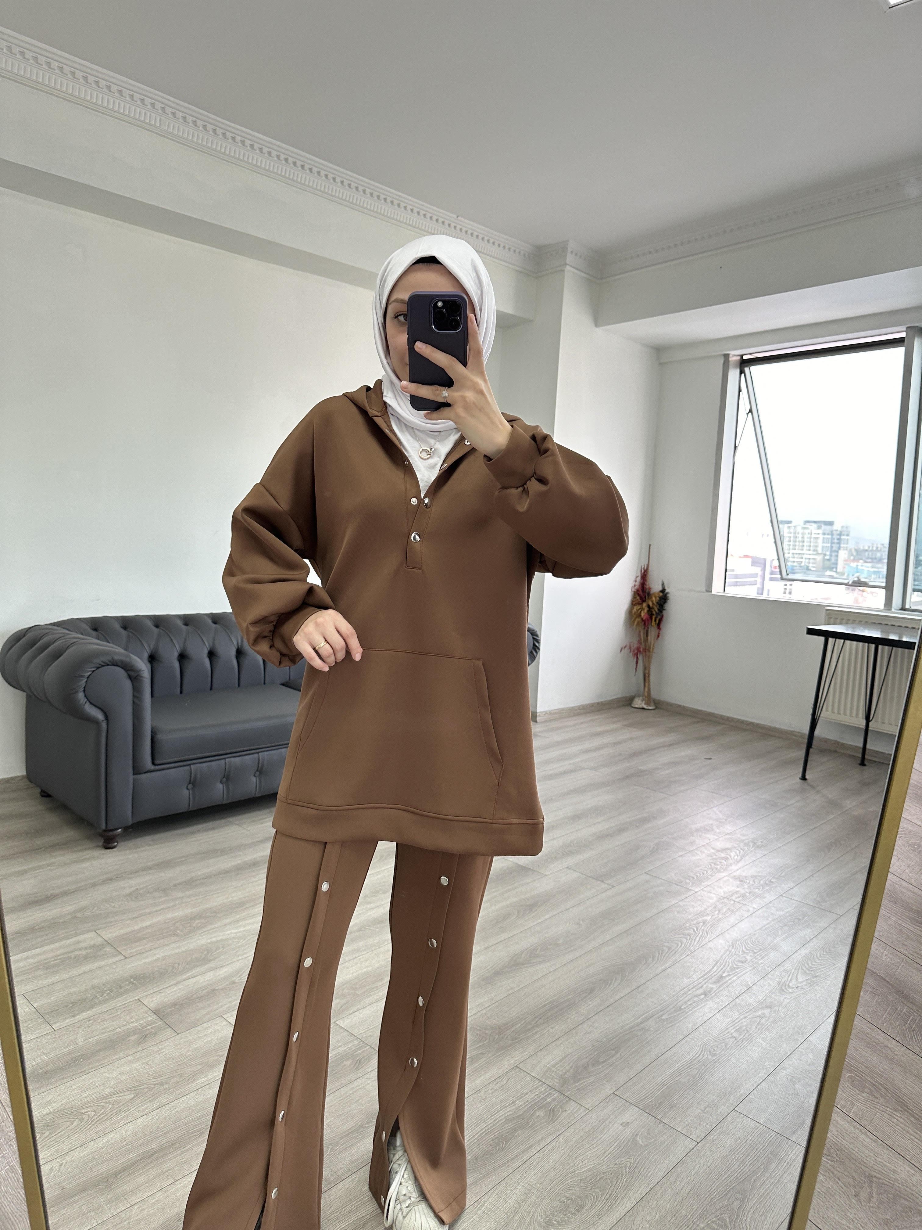 ÇITÇITLI Scuba Takım Kahverengi