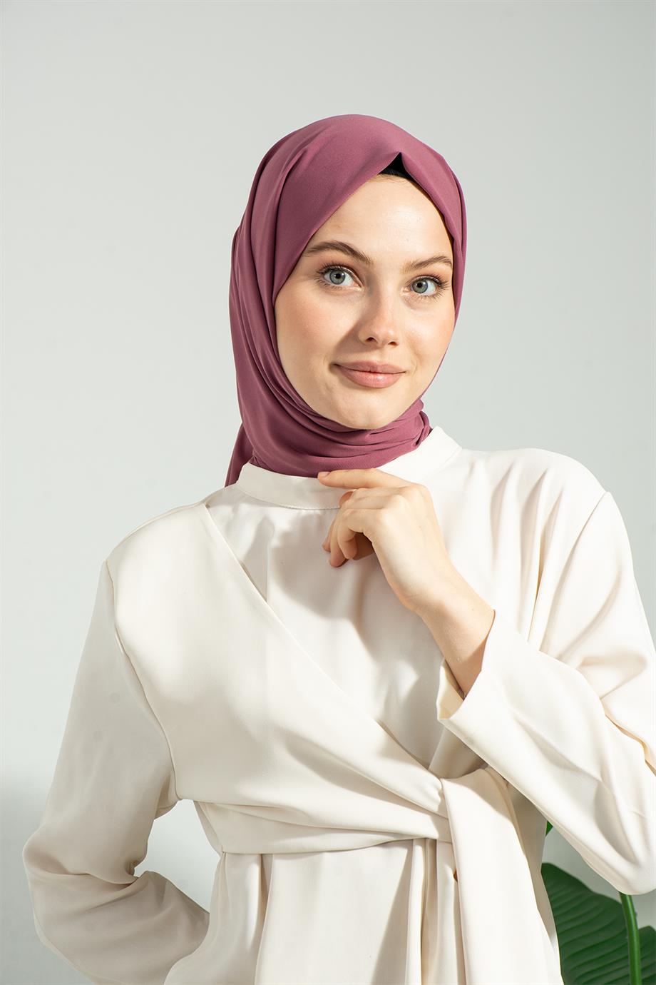 Medine İpeği Şal Şeker Pembesi