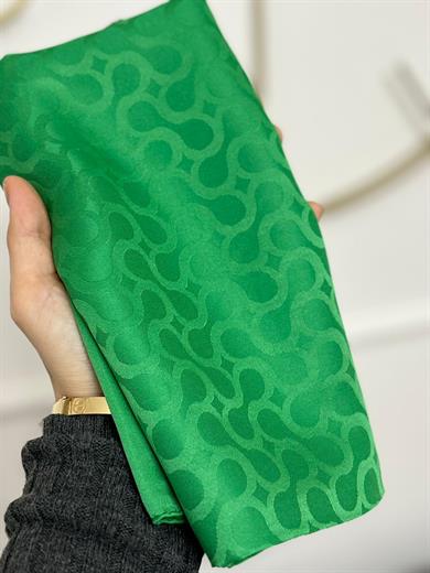 Bloom Desen Jakar Şal Benetton Yeşili
