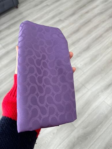 Bloom Desen Jakar Şal Menekşe