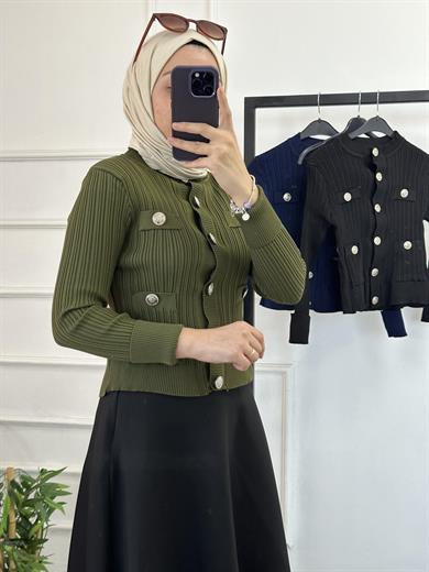 BYMEN Hırka Haki