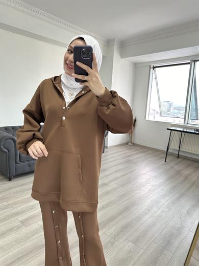 ÇITÇITLI Scuba Takım Kahverengi