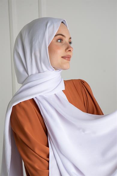 Comfort Kırinkıl Şal Beyaz