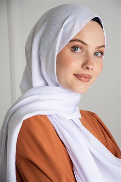 Comfort Kırinkıl Şal Beyaz