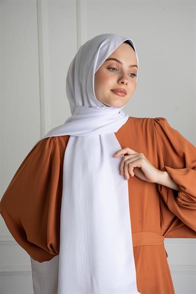 Comfort Kırinkıl Şal Beyaz