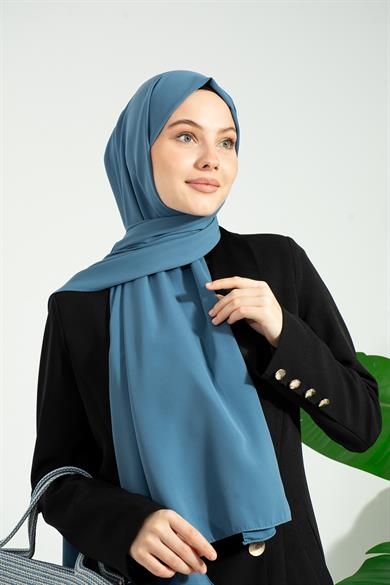 Medine İpeği Şal Bebe Mavisi