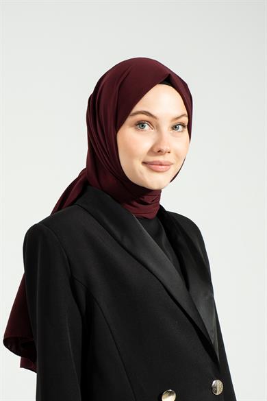 Medine İpeği Şal Bordo