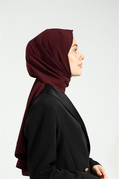 Medine İpeği Şal Bordo