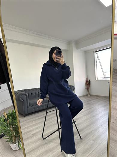 Triko Tunik Takım Lacivert