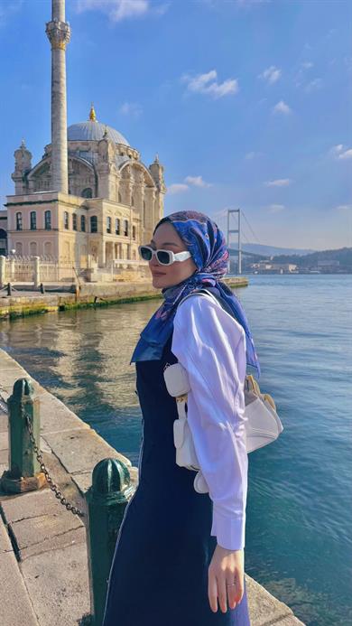 Vera Desen Soft Şal Menekşe