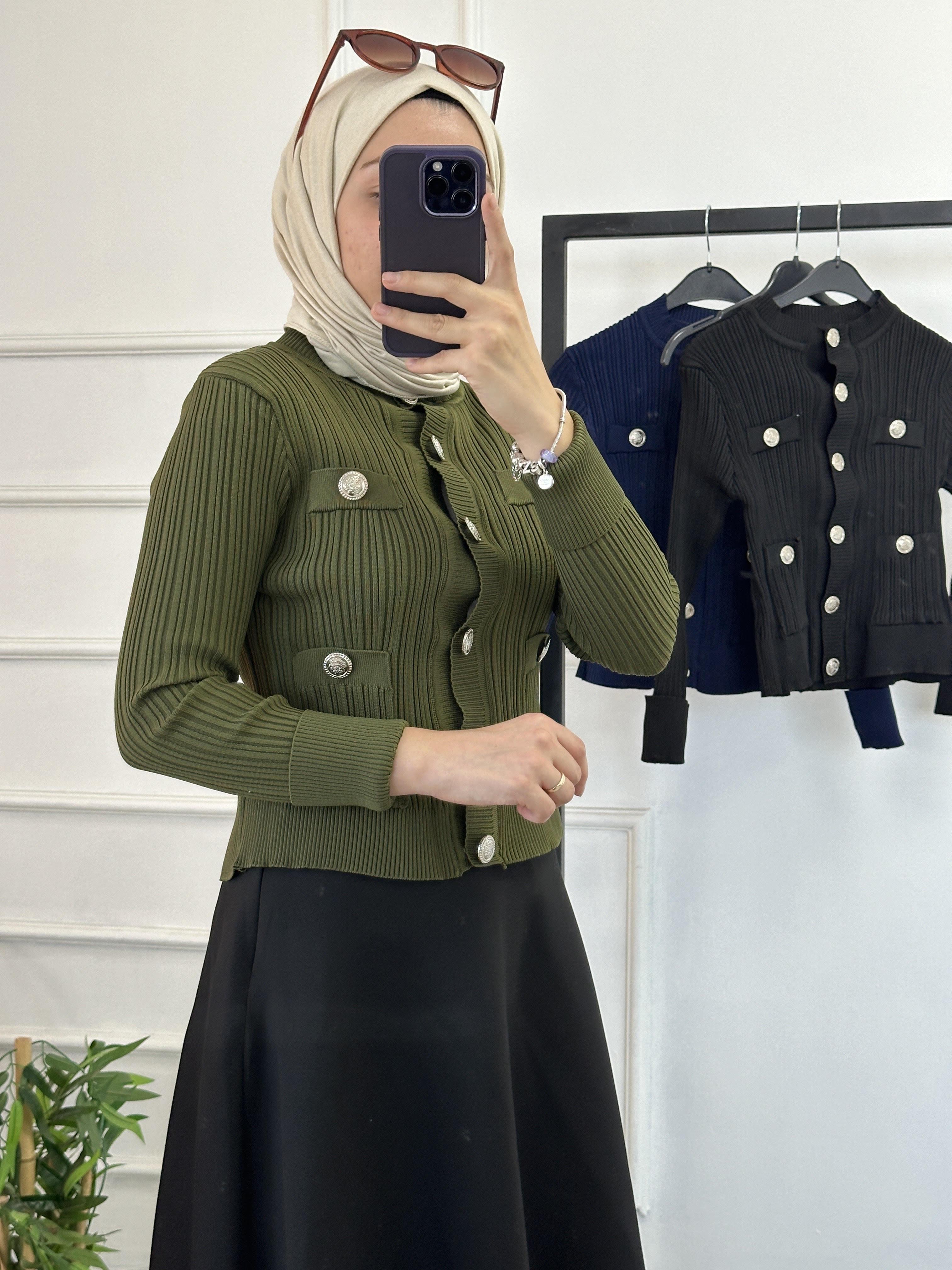 BYMEN Hırka Haki