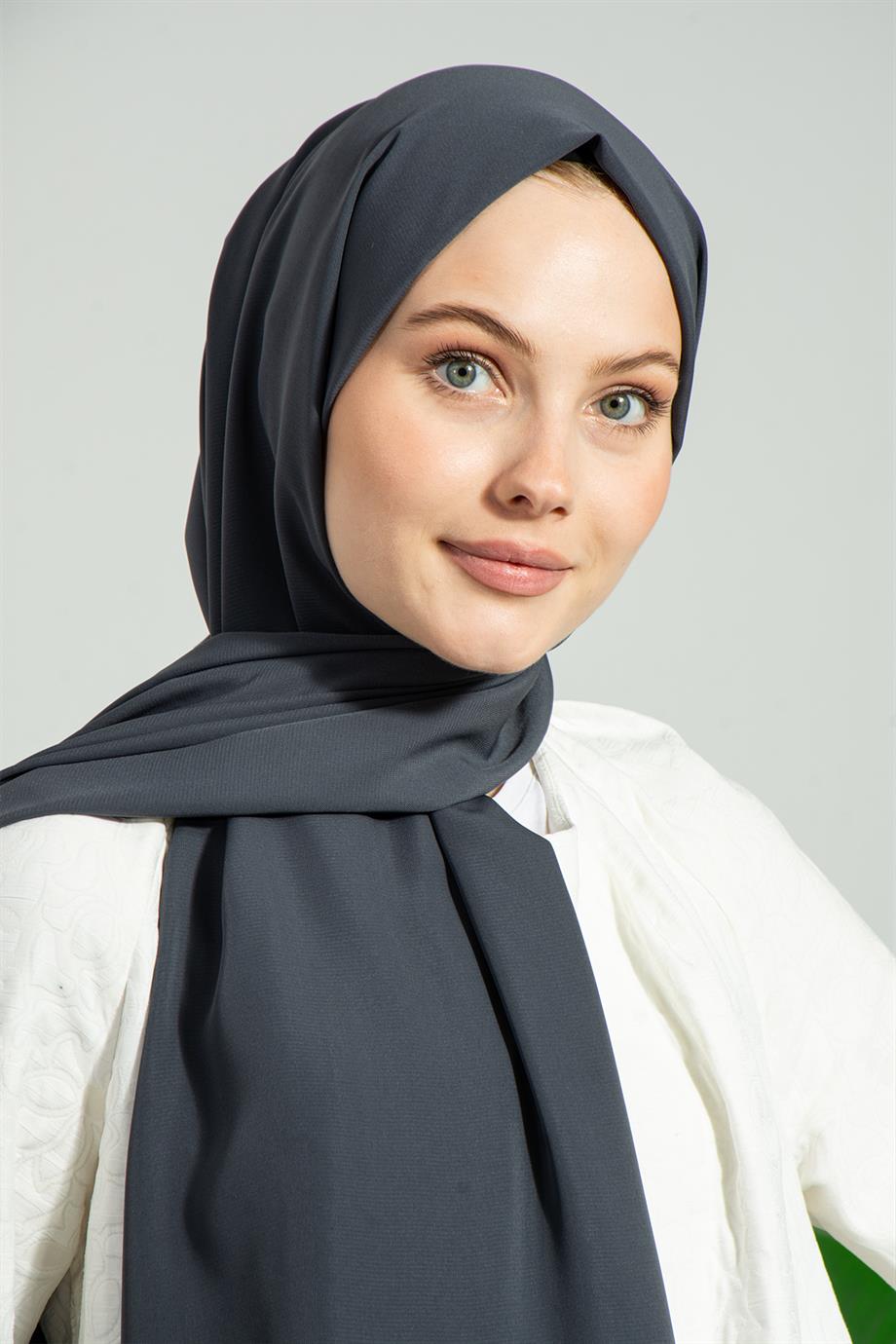 Medine İpeği Şal Füme