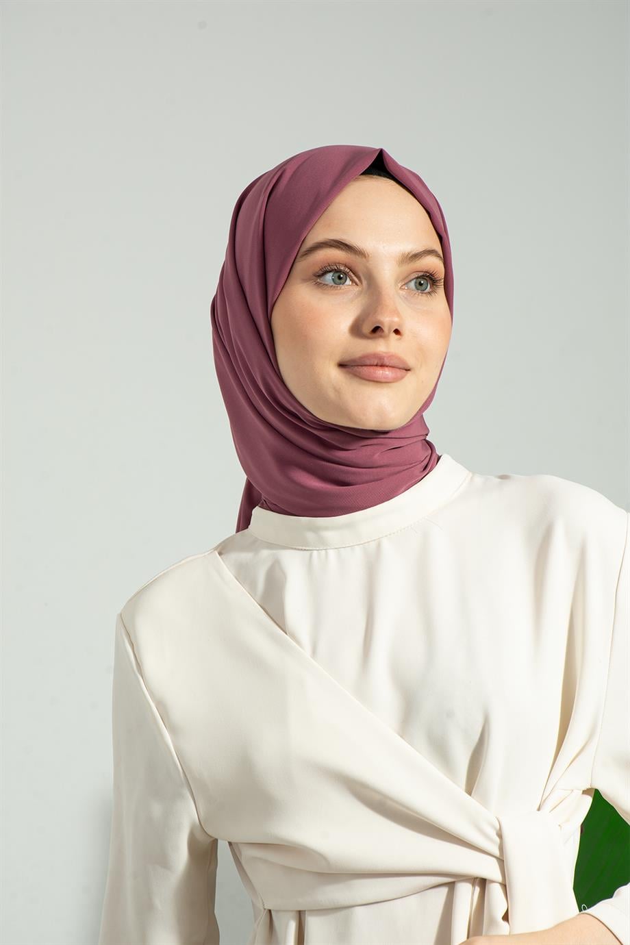 Medine İpeği Şal Şeker Pembesi