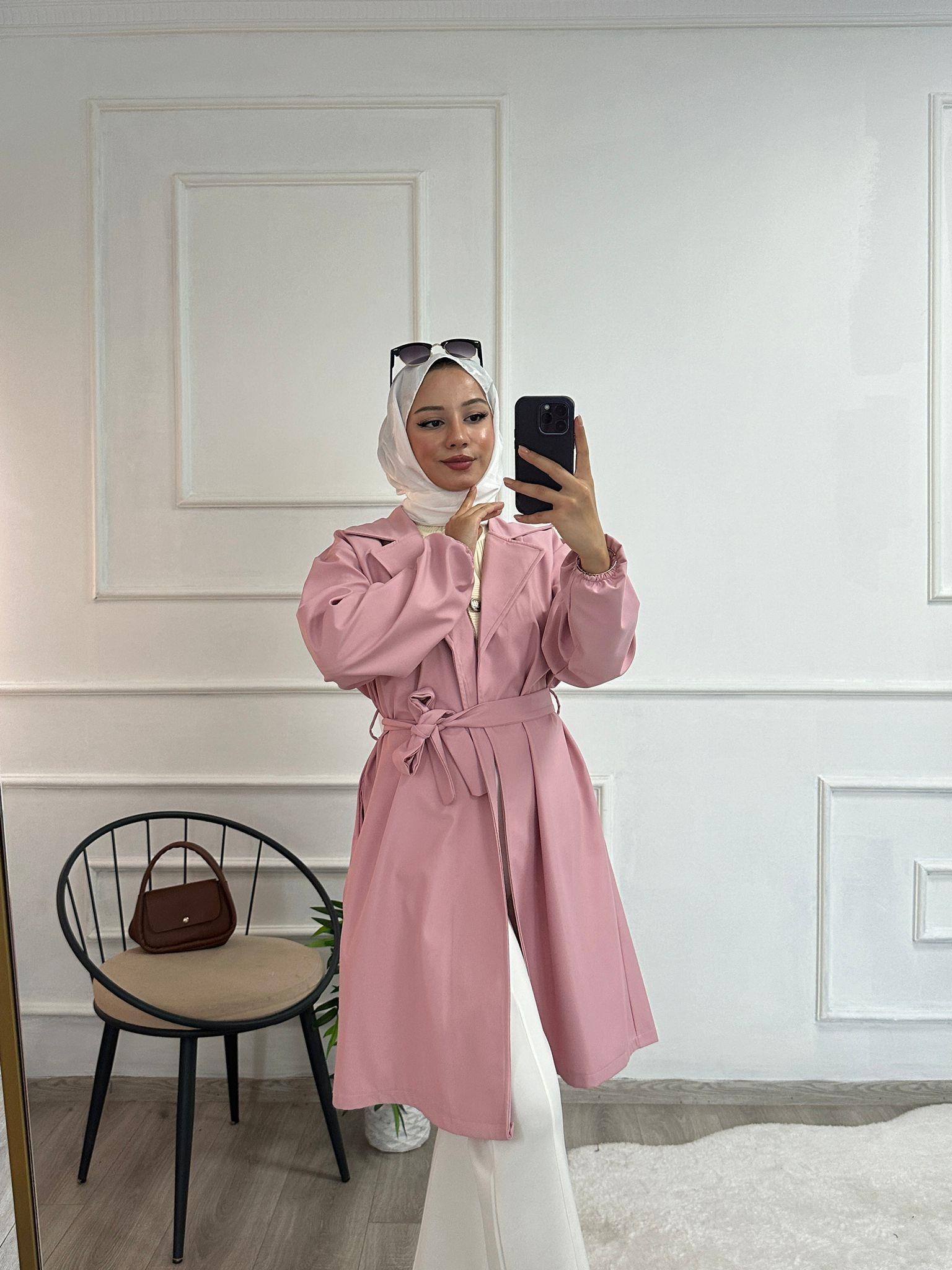 Trençkot Pembe