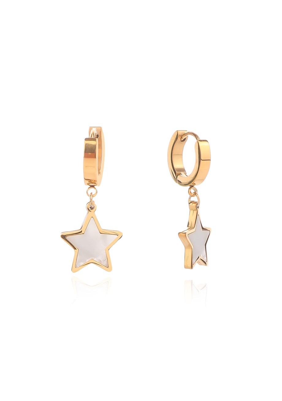  Ceramic Star Küpe