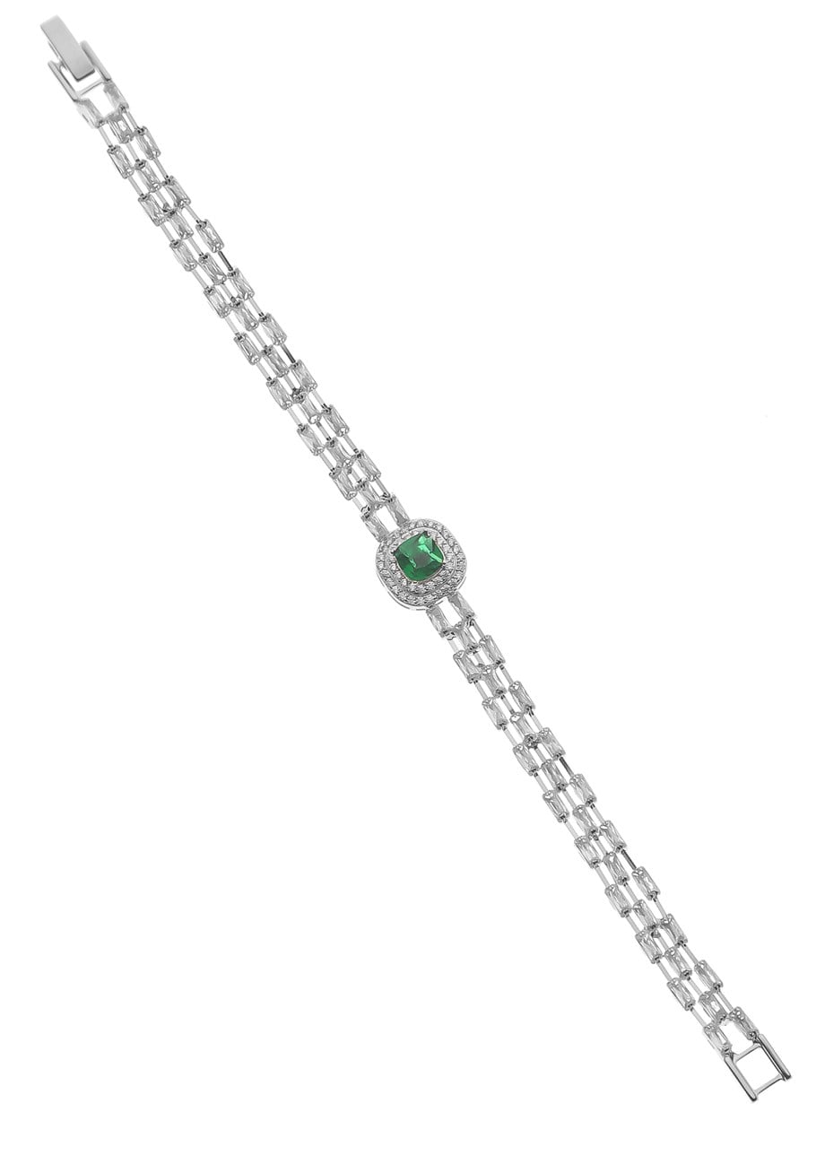  Green Baguette Su Yolu Bileklik