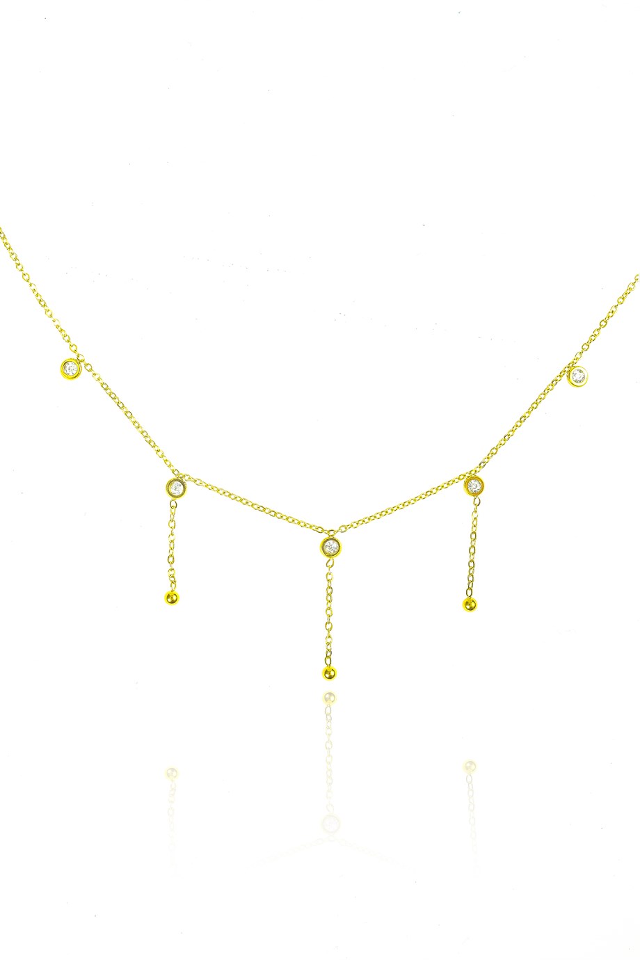 Altın Sarısı Renkli Cool Girl Kolye