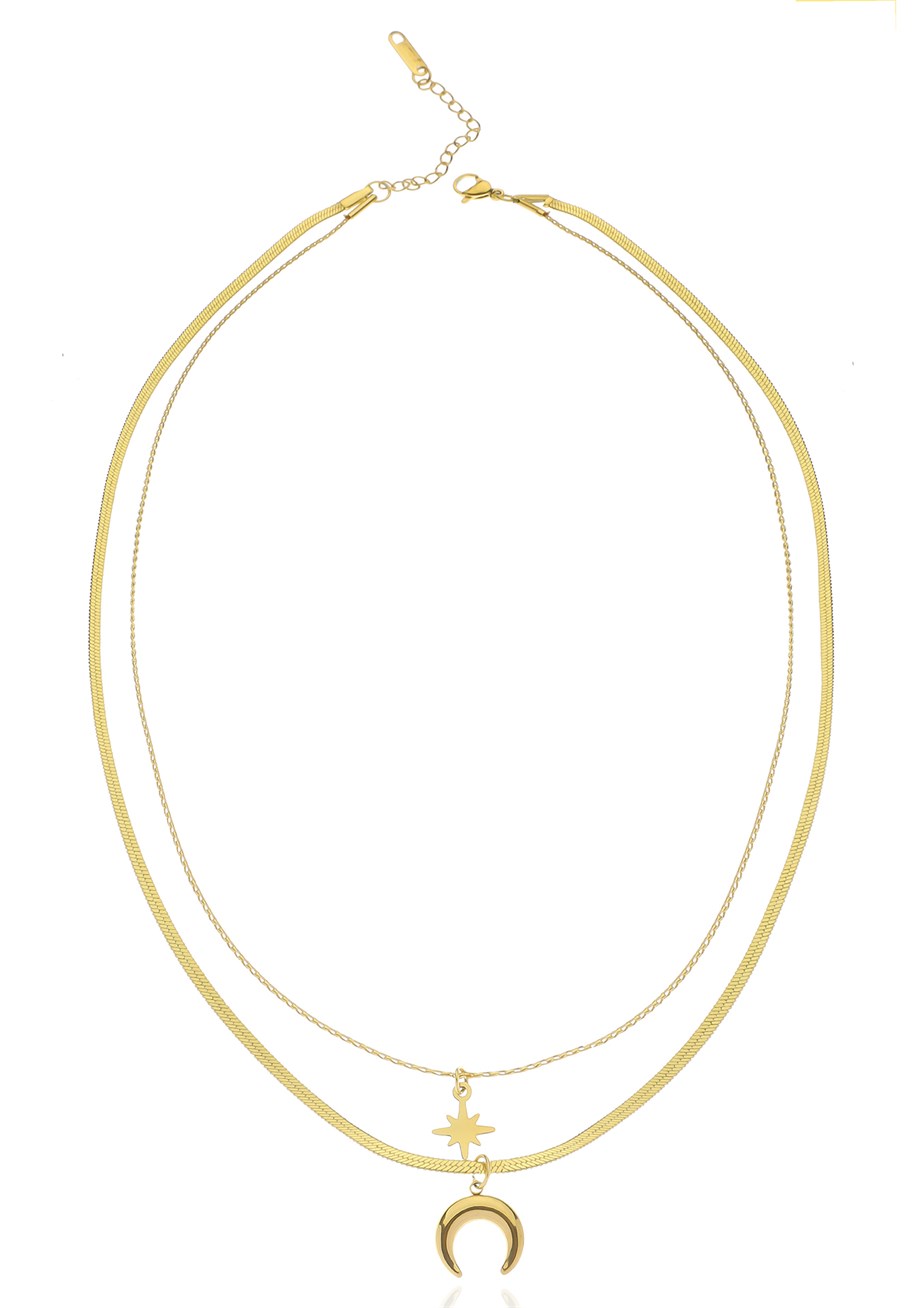 Altın Sarısı Renkli Keen Kolye