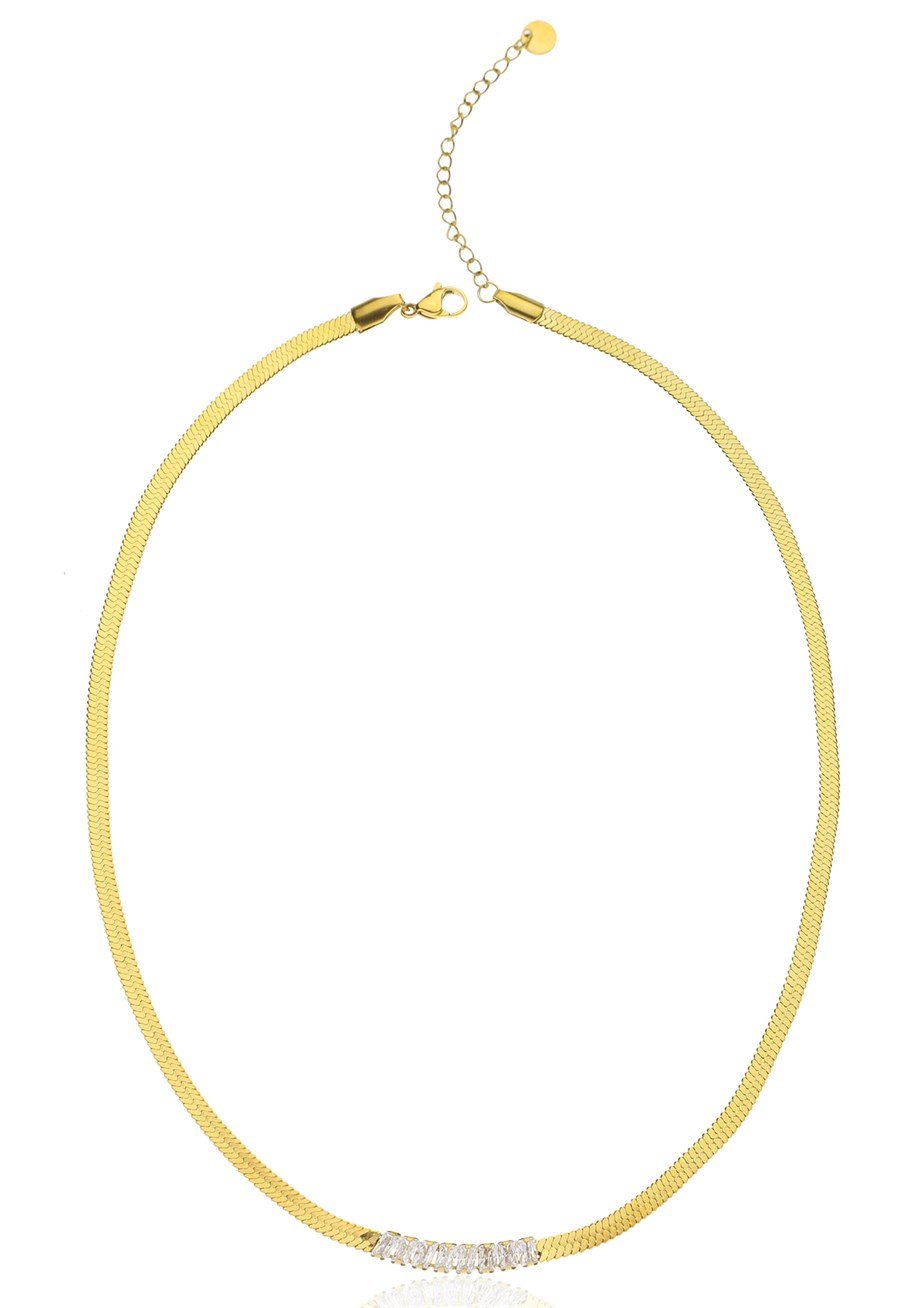 Altın Sarısı Renkli Tusse Kolye