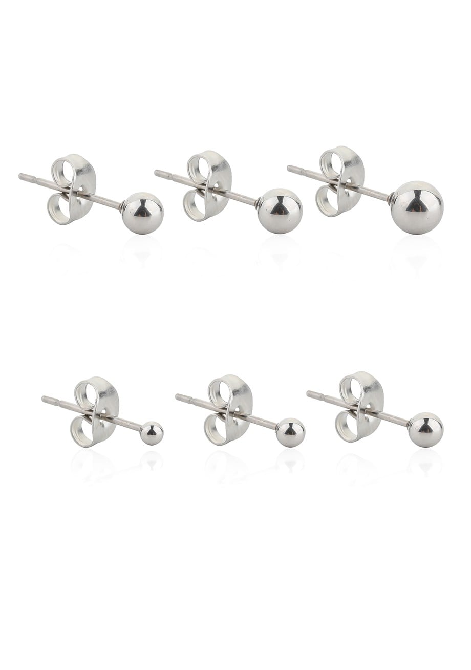 Ball 6'lı Küpe Seti 