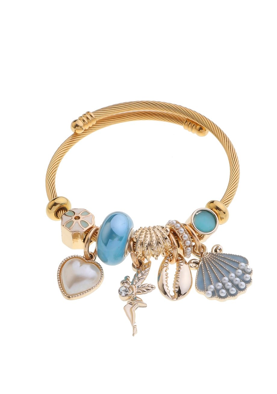 Blue Sea ​​Shell Bileklik