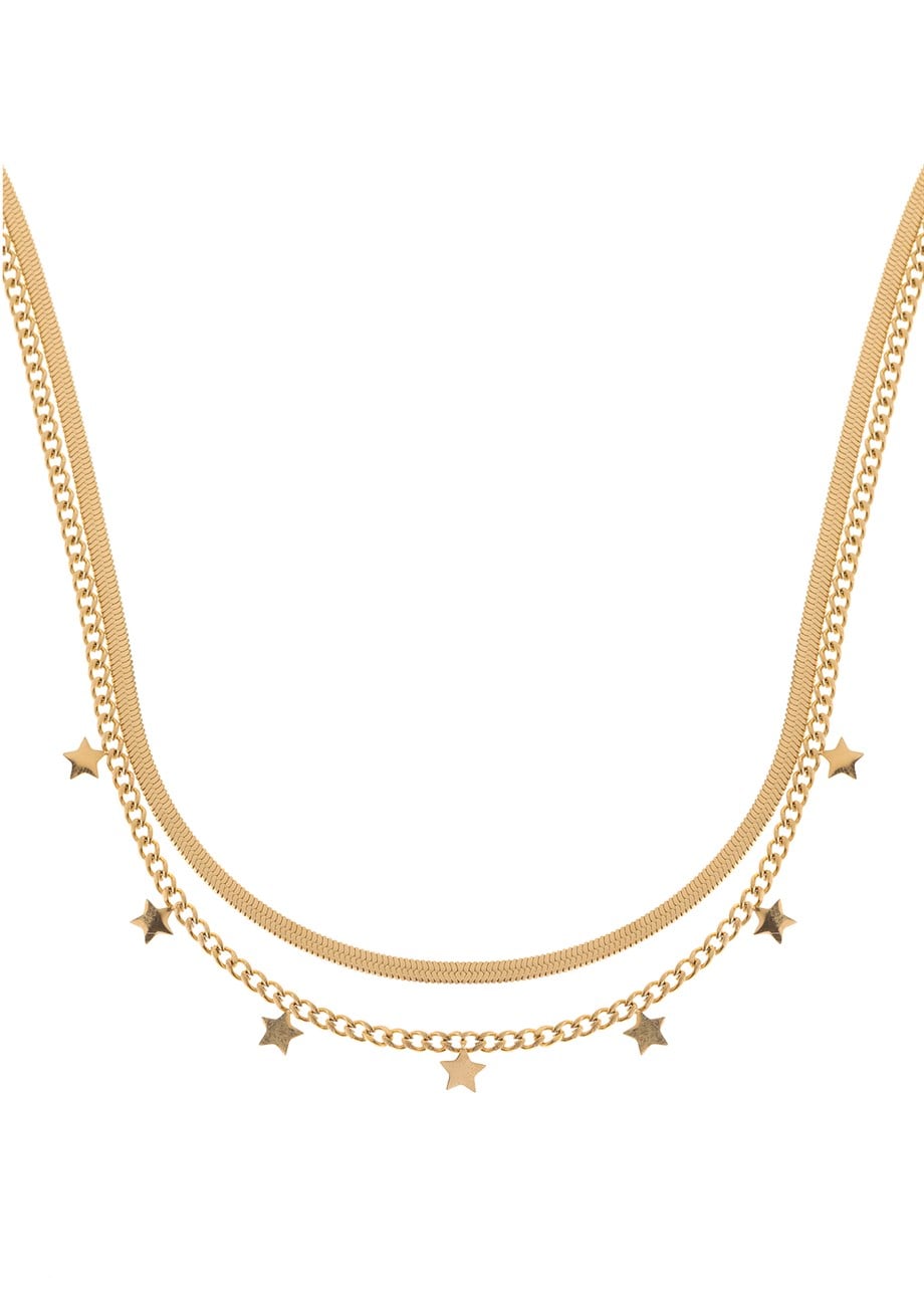 Chain Star 2'li Kolye