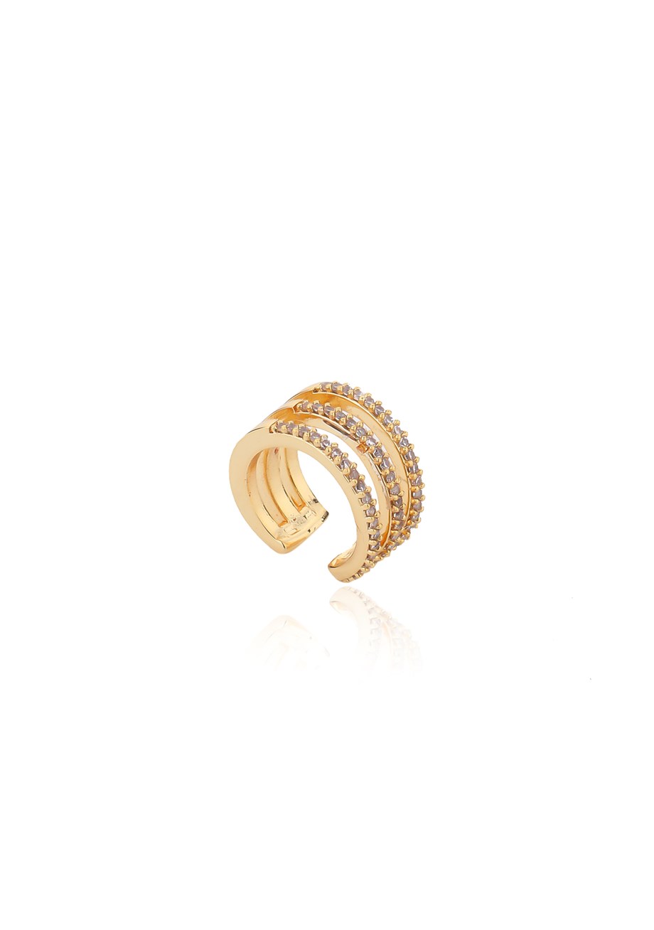 Gold Elena Kıkırdak Küpe 