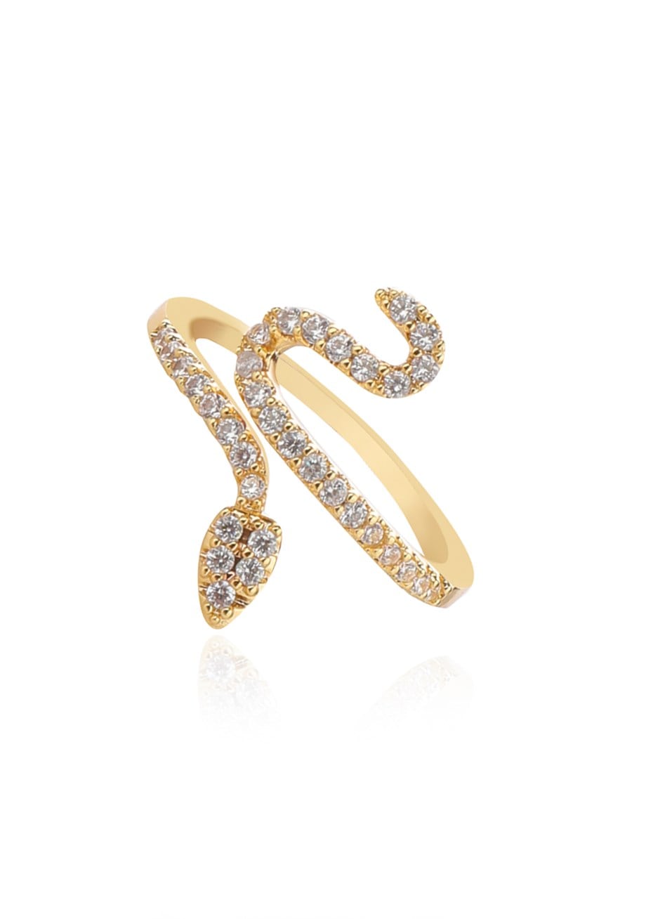 Gold Snake Ayarlanabilir Yüzük