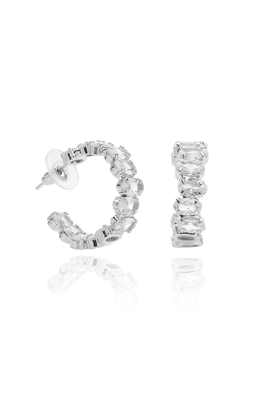 Gümüş Renkli Harris Küpe 