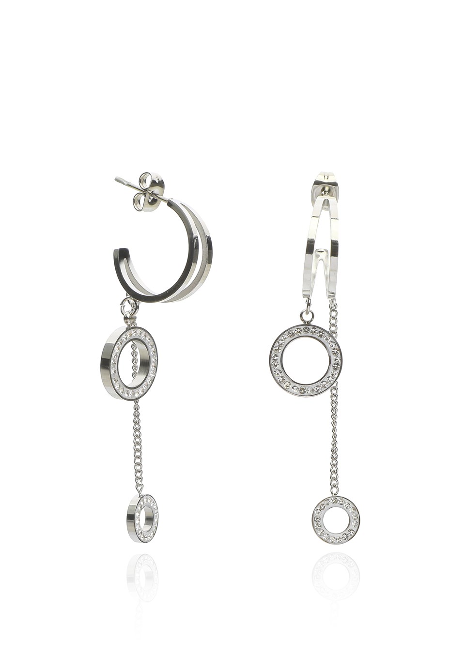 Gümüş Renkli Nancy Küpe 