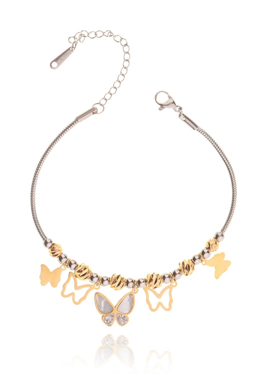 Silver Butterfly Bileklik