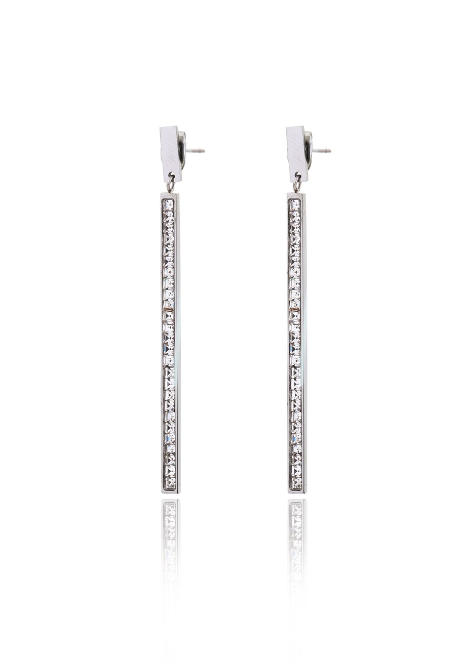 Silver Lucky Stick Küpe 