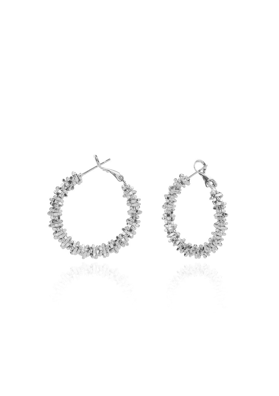 Silver Marly Halka Küpe