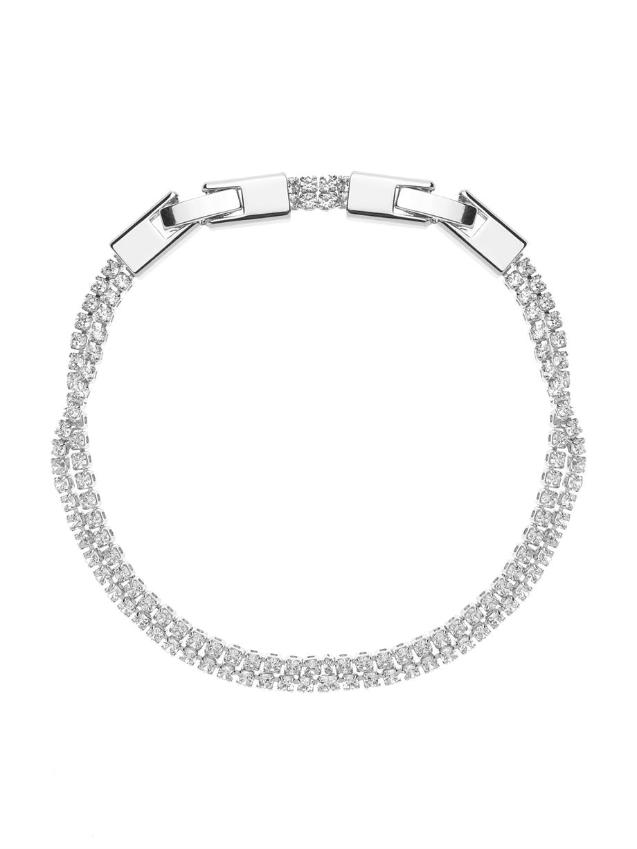 Silver Slim Emery 2'li Su Yolu Bileklik