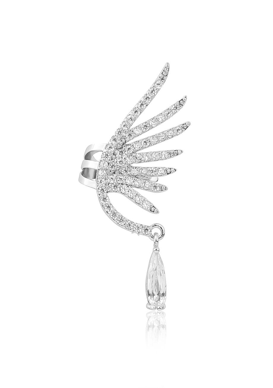 Silver Winged Kıkırdak Küpe