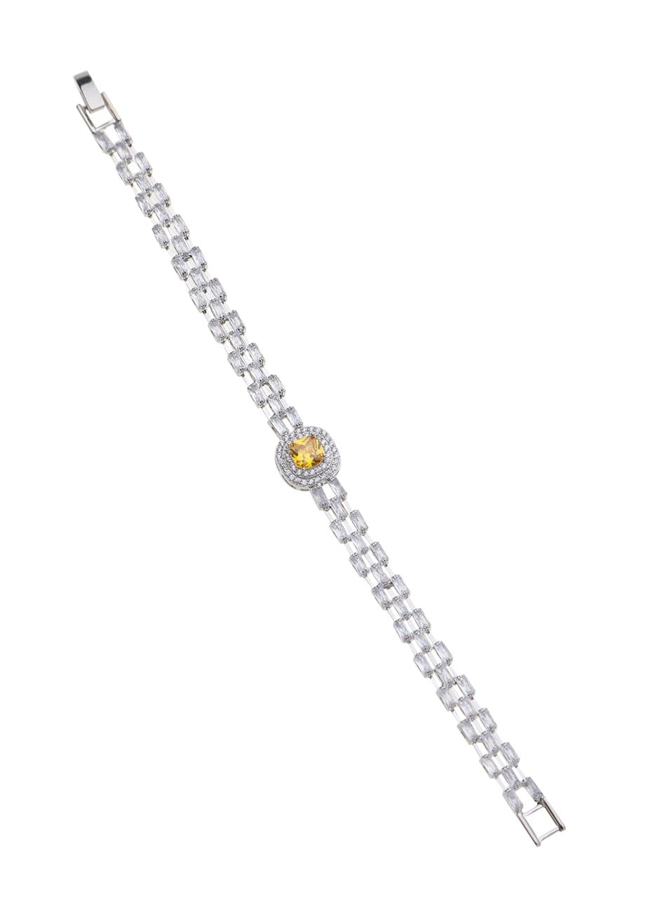 Yellow Baguette Su Yolu Bileklik