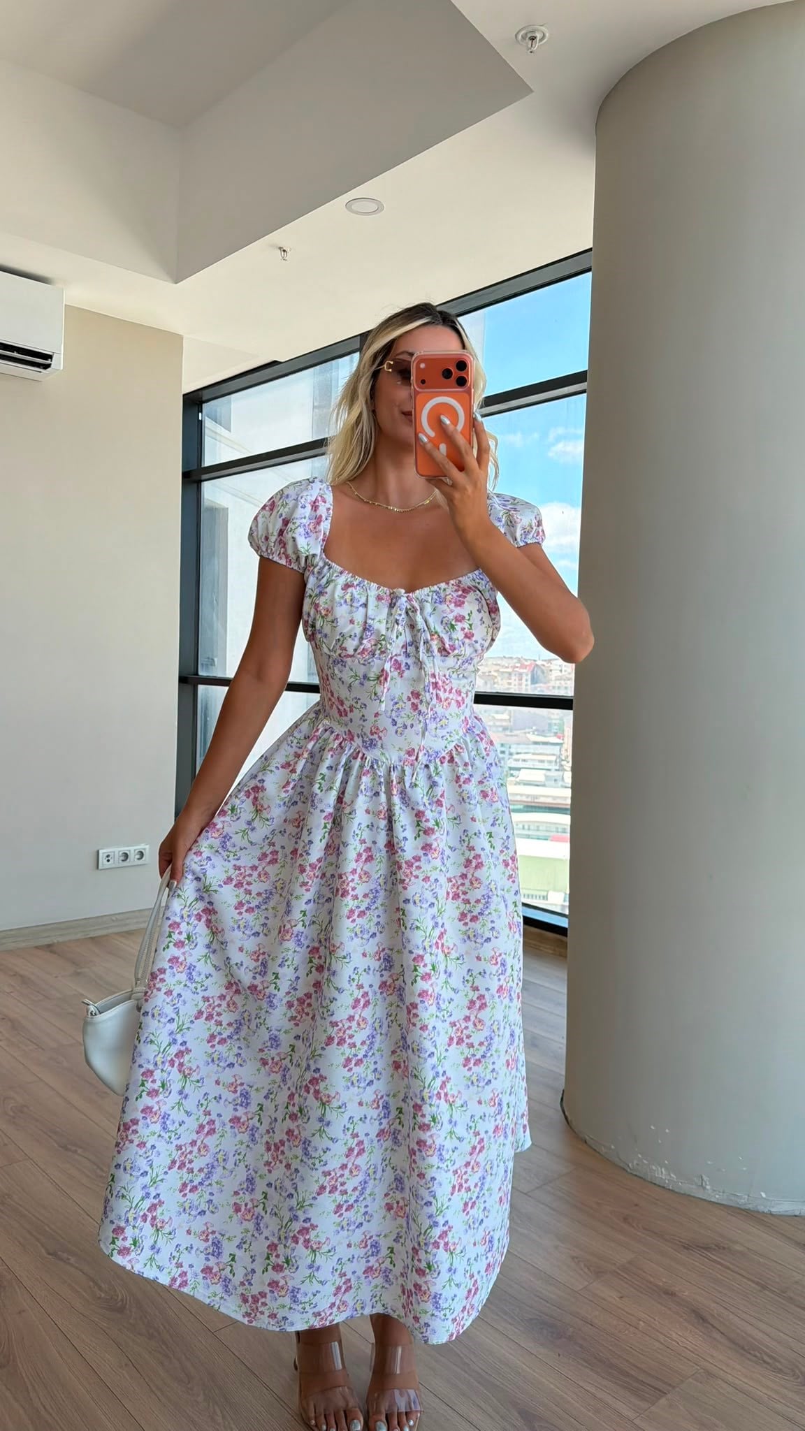 Mille Yaz Çiçekli Romantik Elbise