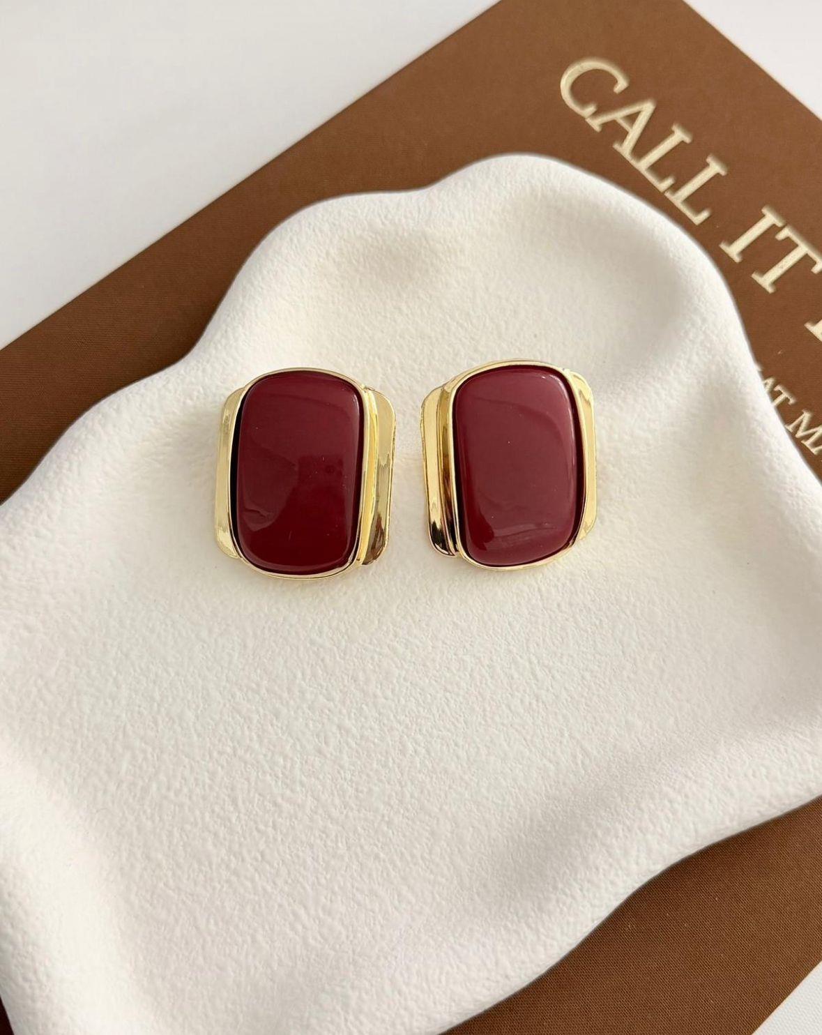 Bordo Lass Küpe 