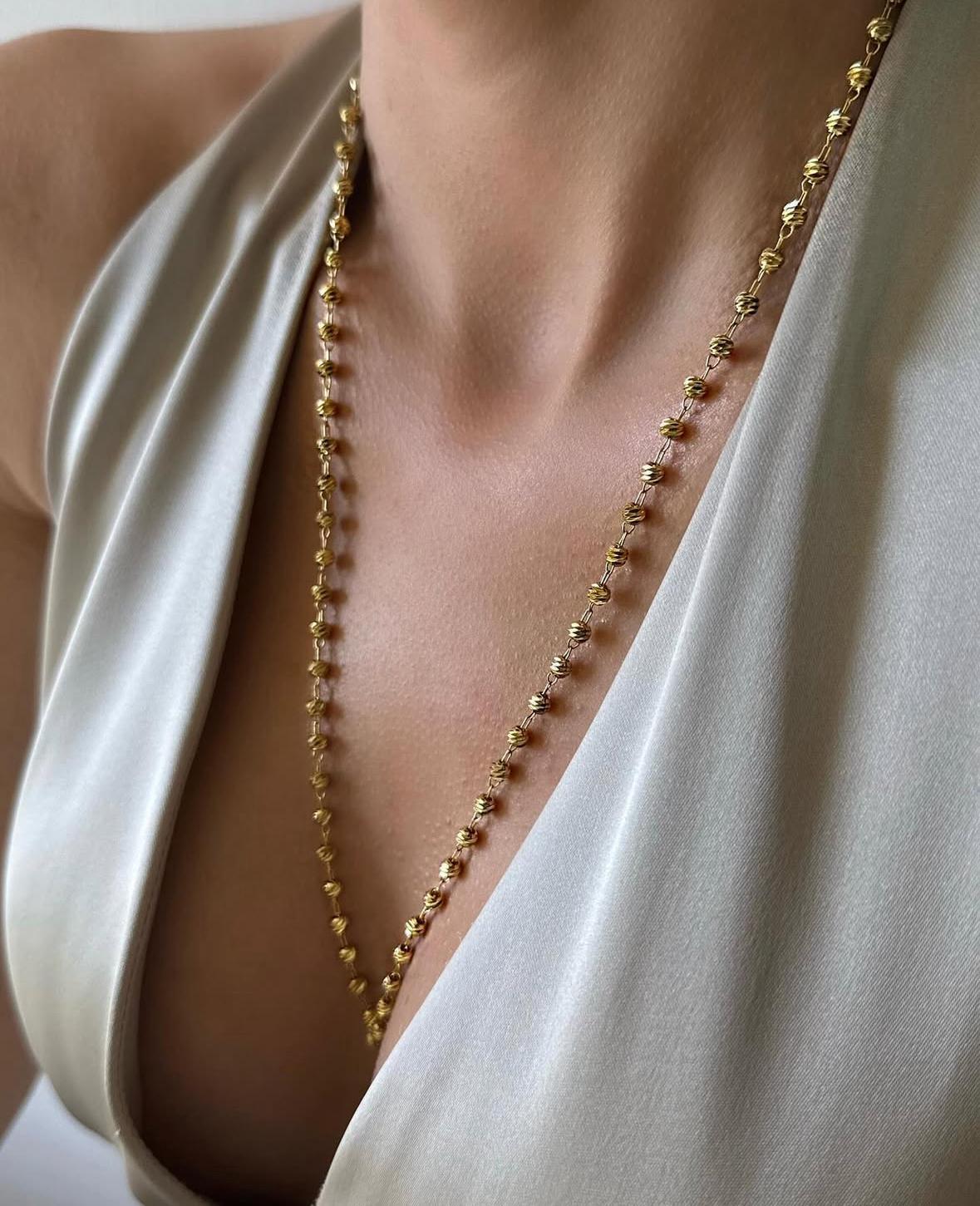 Top top parlak dorika y kolye