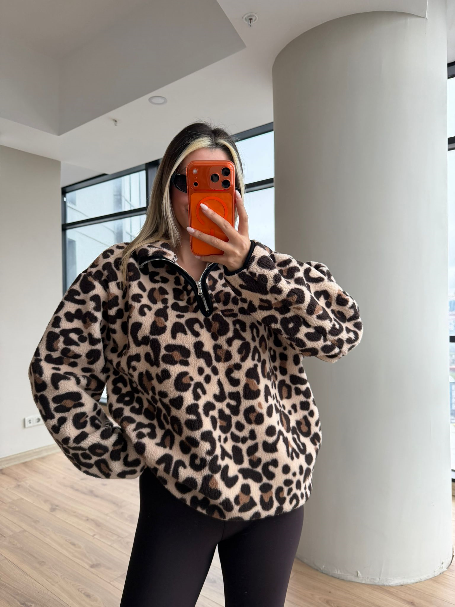 Peluş Teddy Leopar Kazak