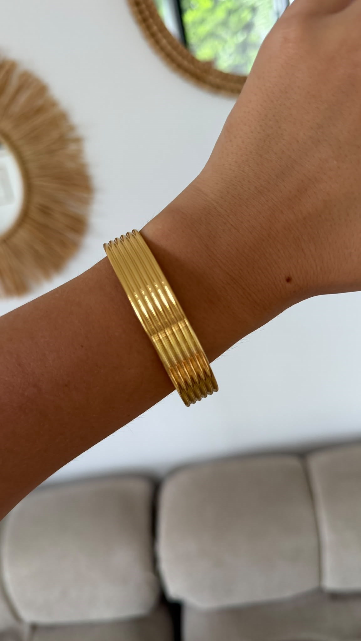 Kuyuncu Model Gold Bileklik (6.4 çap )