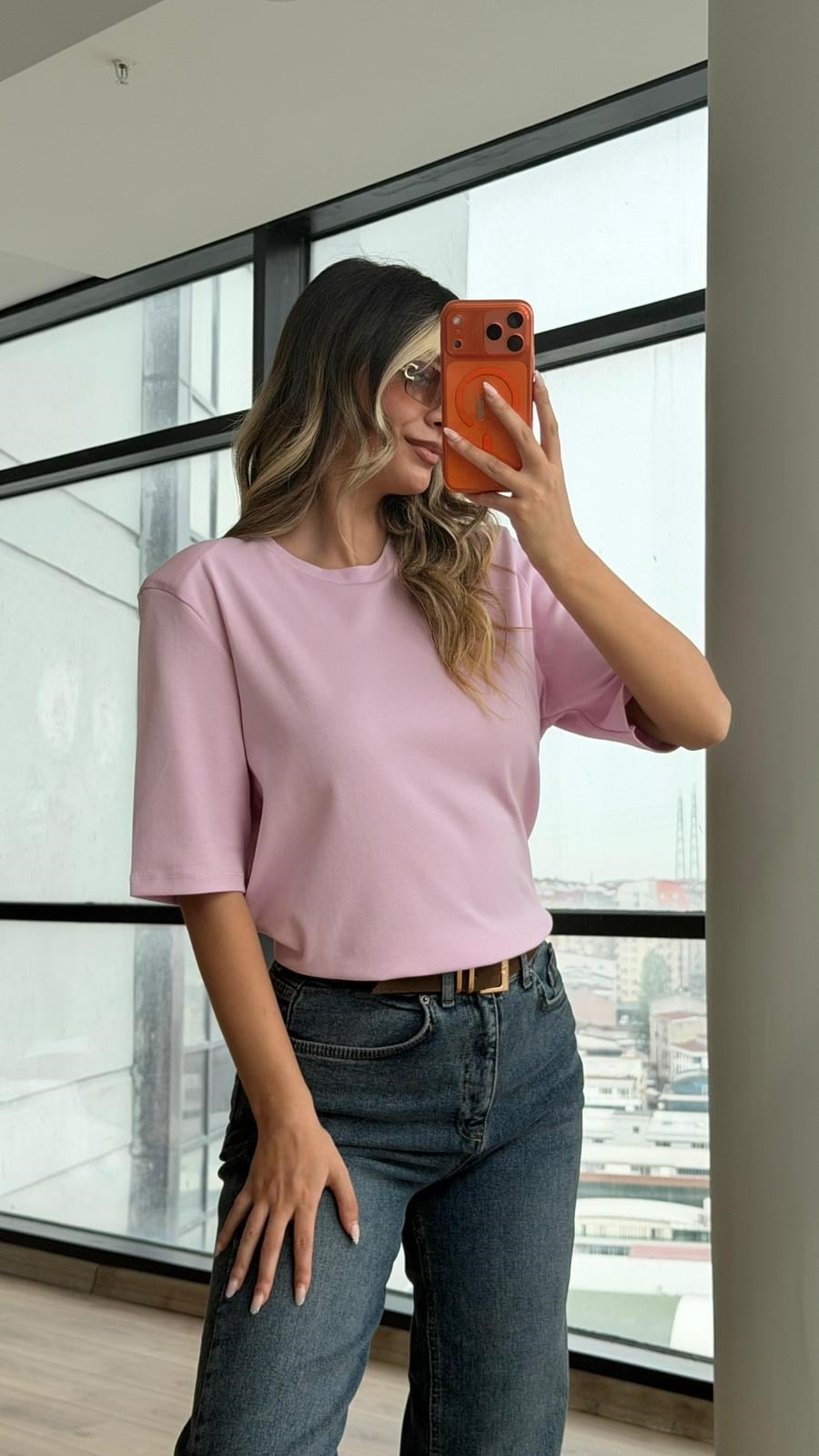 Vatkalı Pembe Tshrt