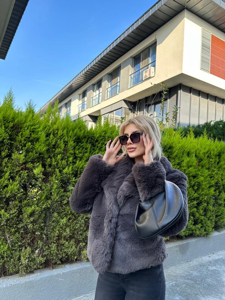 Hilda Zra Model Şal Yaka Antrasit 1707434