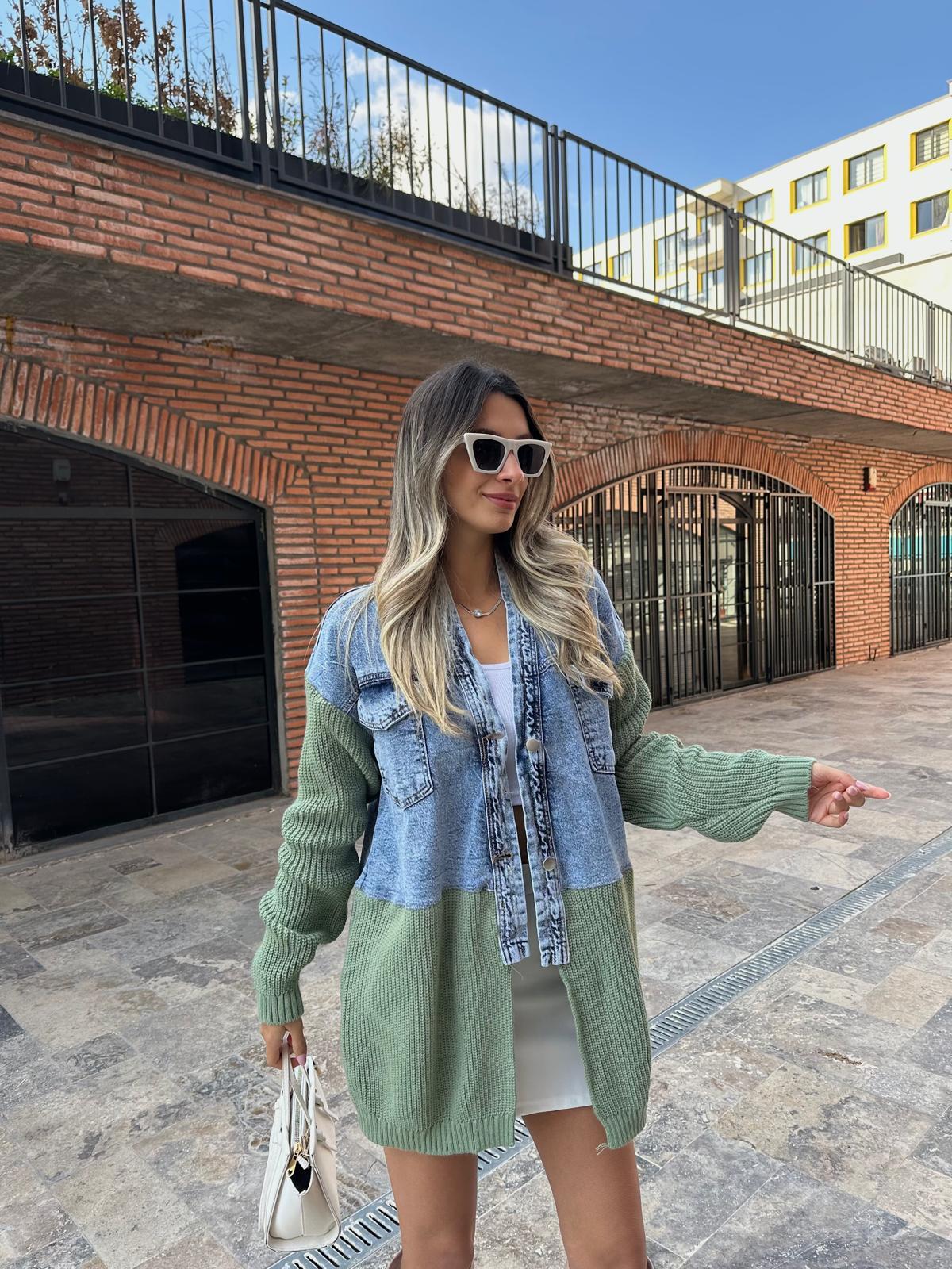 Marka Model Trikomix Jean Detay Hırka Fıstık Yeşili hrk1044rvd