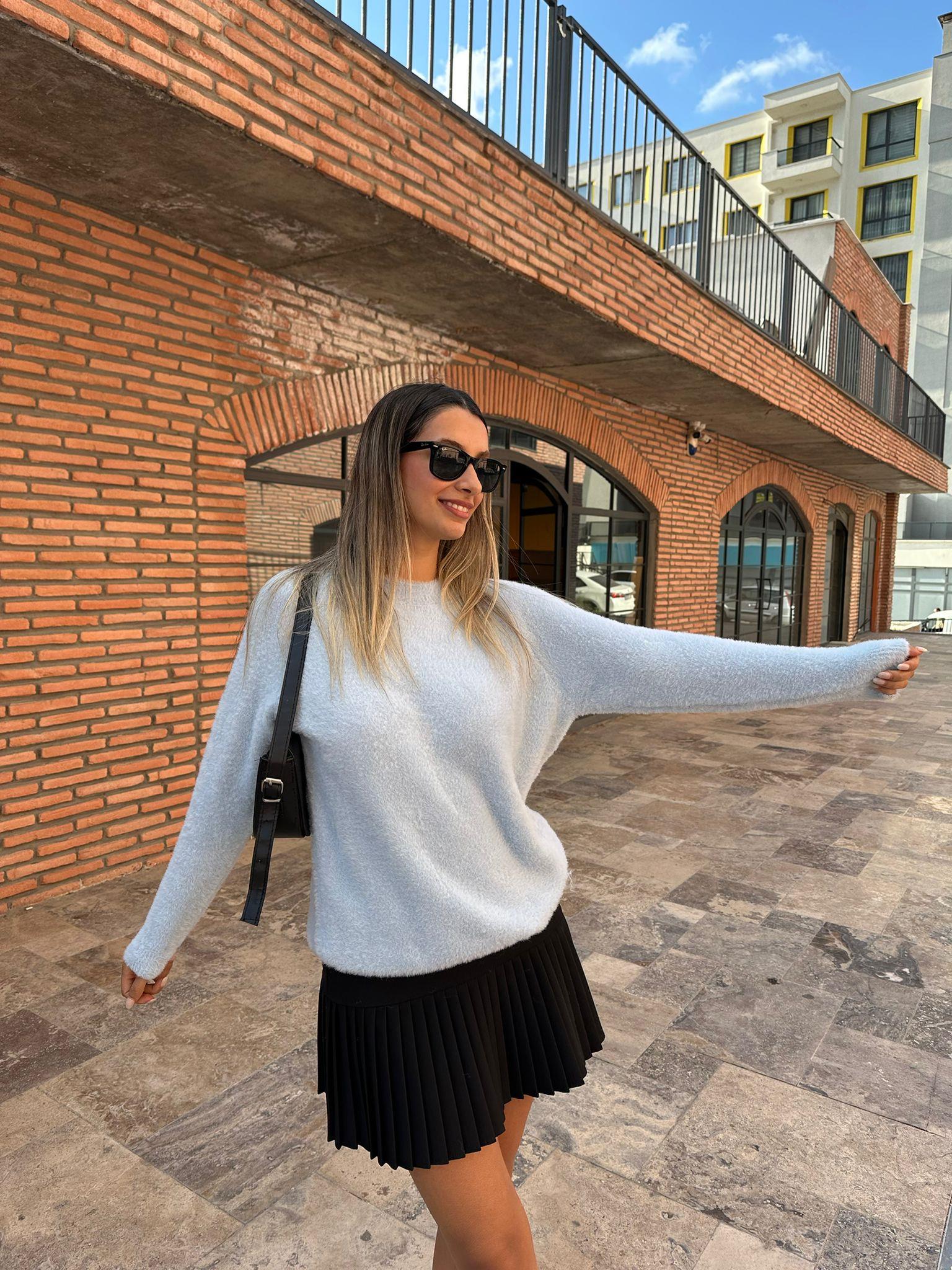 Perla Yumoş Bebe Mavisi Kazak kzk1007feu